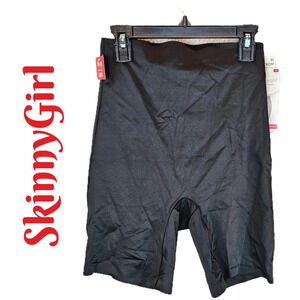 SkinnyGirl Smoother & Shapers Shapewear Sz M Black Tones Your Belly & Thighs